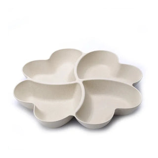 Heart Divided Snack Serving Tray
