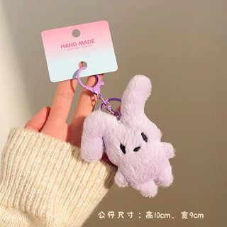 Kawaii Plush Keychains – Animal & Food Bag Charms