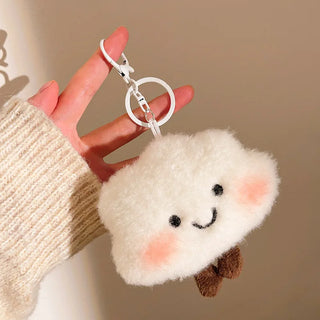 Kawaii Plush Keychains – Animal & Food Bag Charms