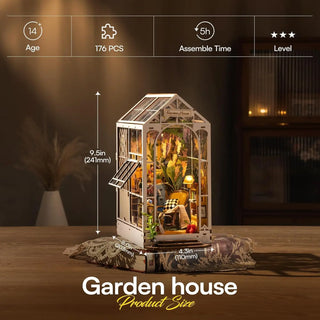 Garden Shed DIY Book Nook Kit with Lights