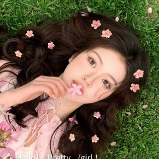 2/5pcs Sweet Pink Sakura Hair Accessories