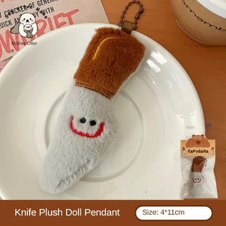 Kawaii Capybara & Food Plush Bag Charms