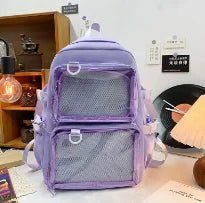 Kawaii ITA Backpack – Transparent Large Capacity School Bag