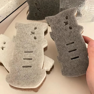 Purrfect Washing-Up Cat Sponges – Set of 4