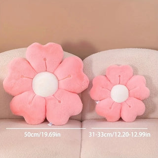 Cosy Daisy Plush Flower Cushion