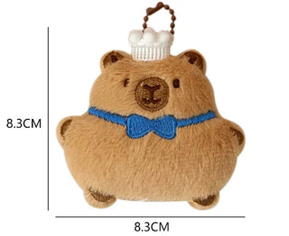 Kawaii Capybara & Food Plush Bag Charms