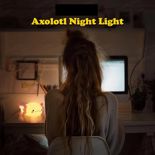 Cute Axolotl Night Light