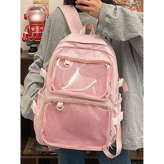 Kawaii Ita Clear Pocket Backpack