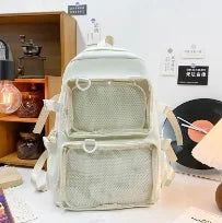 Kawaii ITA Backpack – Transparent Large Capacity School Bag