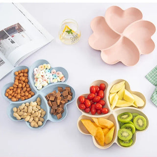 Heart Divided Snack Serving Tray