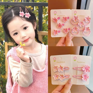 2/5pcs Sweet Pink Sakura Hair Accessories