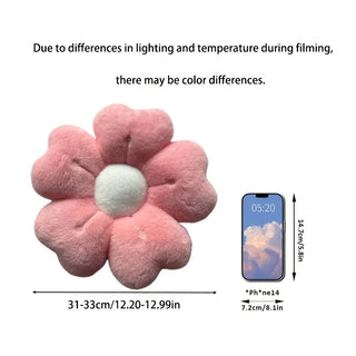Cosy Daisy Plush Flower Cushion