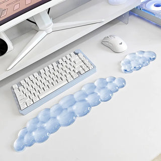 Cloud Keyboard and Mouse Wrist Rest