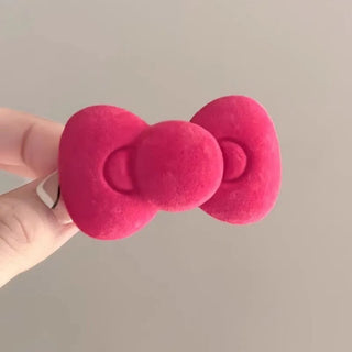2pcs Sweet Pink Bow & Star Hair Clips