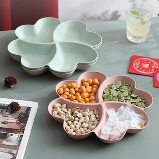 Heart Divided Snack Serving Tray