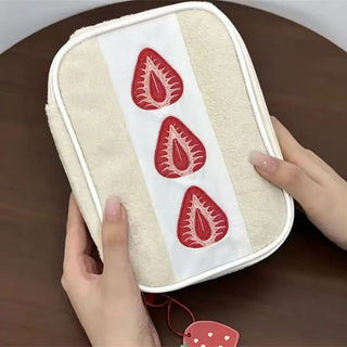 Strawberry Sandwich Makeup & Storage Bag