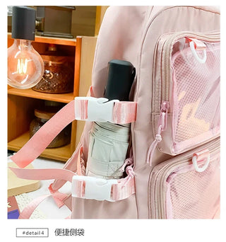 Kawaii Ita Clear Pocket Backpack