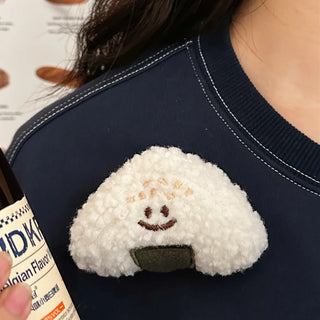 Cute Onigiri Rice Roll Plush Keychain