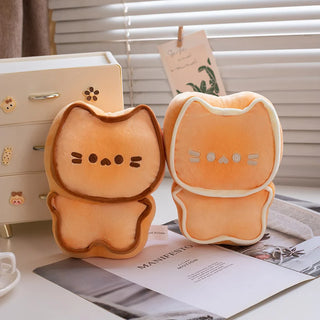 1PC Kawaii Biscuit Cat Plush