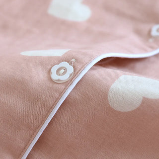 Sweet Hearts Cotton Long-Sleeve Pyjama Set