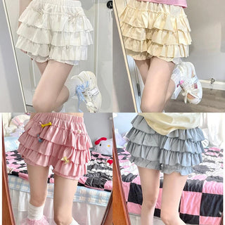 Y2K Sweet Ruffles Mini Skirt