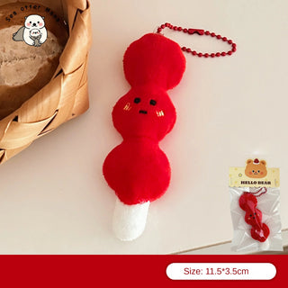 Little Bakery & Food Plush Keychain Charms