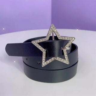 Starlight Y2K Rhinestone Buckle Belt