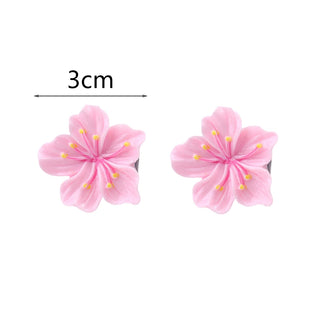 2/5pcs Sweet Pink Sakura Hair Accessories