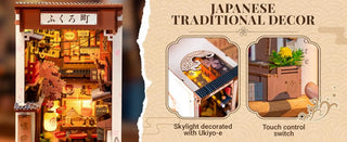 Sakura Wine Alley DIY Book Nook Kit with Lights