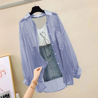 Lightweight Chiffon Summer Shirt