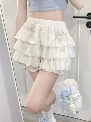 Y2K Sweet Ruffles Mini Skirt