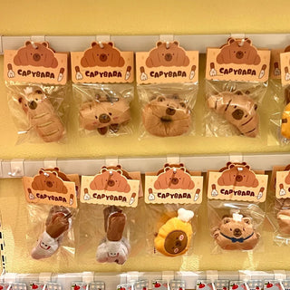Kawaii Capybara & Food Plush Bag Charms