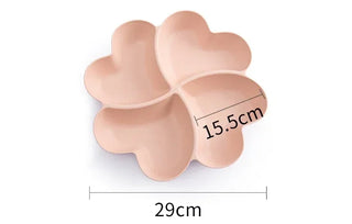 Heart Divided Snack Serving Tray