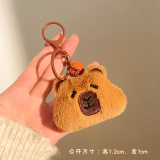 Kawaii Plush Keychains – Animal & Food Bag Charms