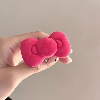 2pcs Sweet Pink Bow & Star Hair Clips