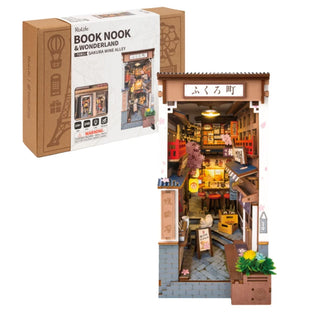 Sakura Wine Alley DIY Book Nook Kit with Lights