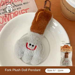 Kawaii Capybara & Food Plush Bag Charms