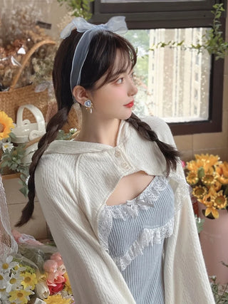 Sweet Lace Bow Kawaii Dress