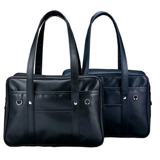Japanese Pu Leather Waterproof Large School Study Bag