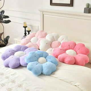 Cosy Daisy Plush Flower Cushion