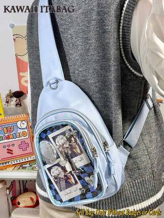 Kawaii ITA Bag – Japanese Plushie Doll Display Backpack & Crossbody Bag with Transparent Window