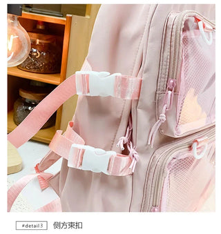 Kawaii Ita Clear Pocket Backpack