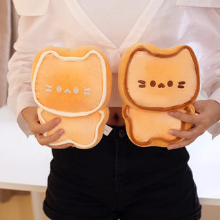 1PC Kawaii Biscuit Cat Plush
