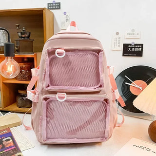 Kawaii Ita Clear Pocket Backpack