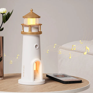 Moon Projection Lighthouse Lamp