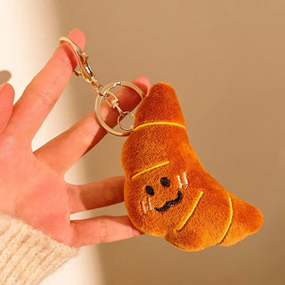 Kawaii Plush Keychains – Animal & Food Bag Charms