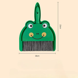 Little Animal Desk Brush & Dustpan Set