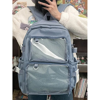 Kawaii Ita Clear Pocket Backpack