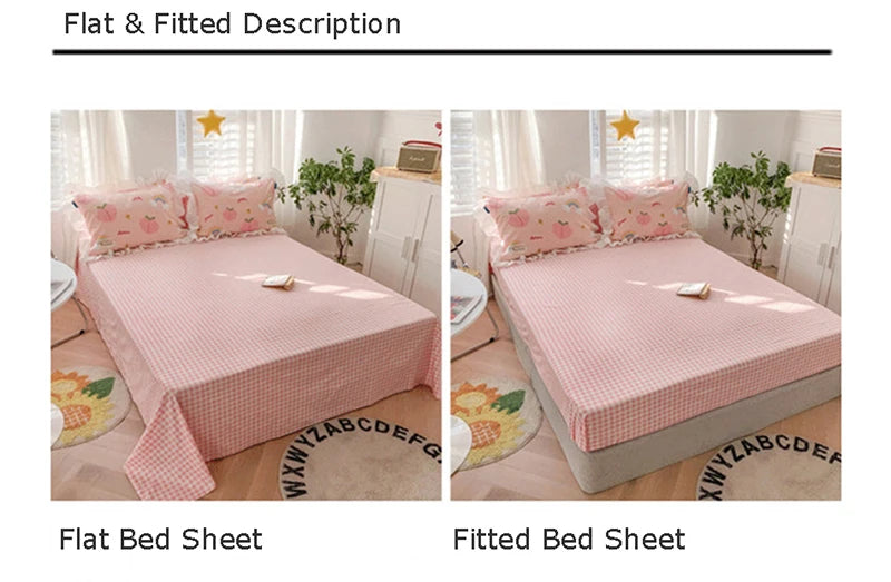 Aesthetic Block Color Plaid Duvet Sheet Bedding Set Bedding by The Kawaii Shoppu | The Kawaii Shoppu