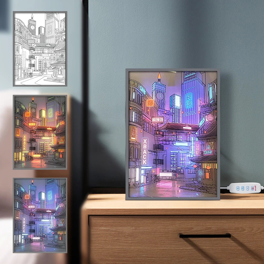 Anime Led Blocks Anime LED Beautiful City Night View Light – The Kawaii Shoppu